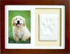 Pet paw print keepsake impression kit no mess clay mold