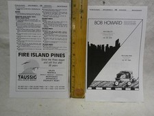 Fire Island Pines 1991 real estate ads (2) rentals Cherry Grove vintage 