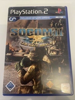 PS 2  Spiel     SOCOM II U.S. Navy Seals PlayStation 2 OVP
