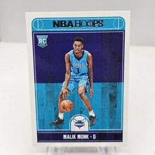 Malik Monk Rookie 2017-18 Panini NBA Hoops Basketball Cards #261
