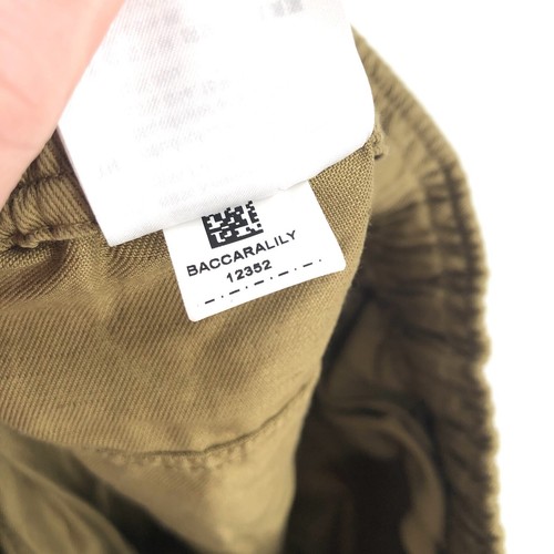 COS Barrel Leg Drawstring Trousers Baccaralily Cotton Lyocell Linen Pants Relax - Picture 10 of 11