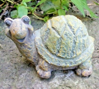 Latex turtle mold plaster cement mould 4''L x 2.5''H x 3''W