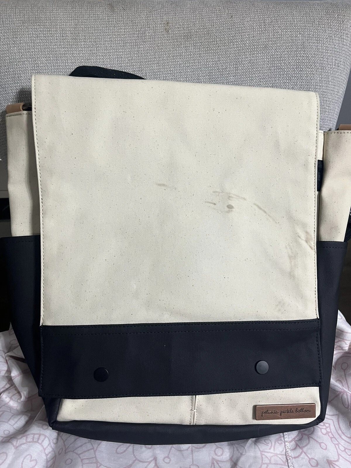 Petunia Pickle Button Pathway Pack Diaper Pack- Birch/Black (See Note)