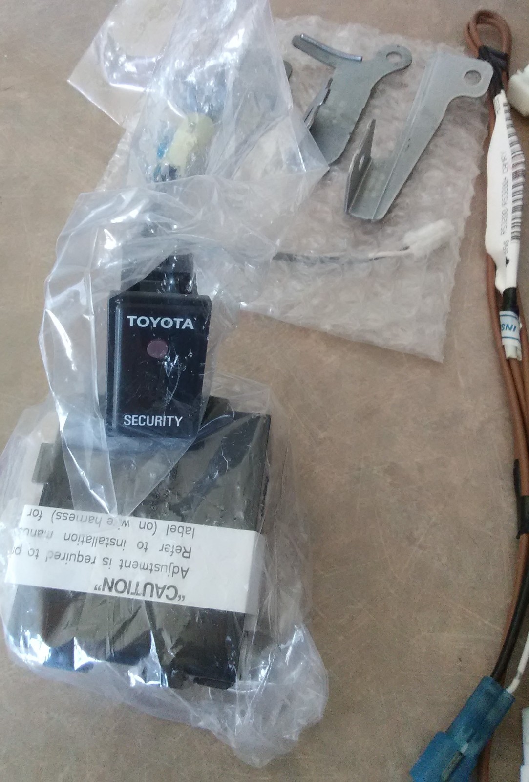 2000 TOYOTA CAMRY VIP SECURITY SYSTEM RS3200 INSTALLATION KIT RS32 RS 3200