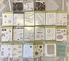 Stampin Up Huge Lot of 22 Stamp Sets-291 Stamps-Floral-Flowers-Girls Night Out