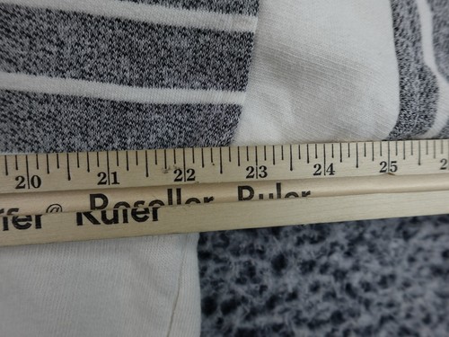 Vtg Givenchy Men's Striped Short Sleeve Crewneck Sweatshirt Gray Size L Casual - Picture 13 of 17