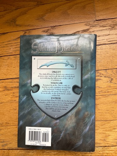 The Silent Blade by R.A Salvatore - Hardcover - Foto 2 di 2