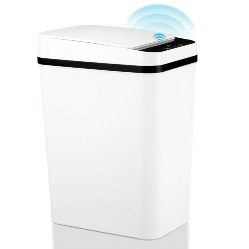 12L Automatic Touchless Garbage Can - Slim, Waterproof for Rooms & Office