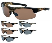X-Loop Tree Camo Semi-Rimless Wrap Sunglasses X3618-CAMO  NEW  FREE Shipping 