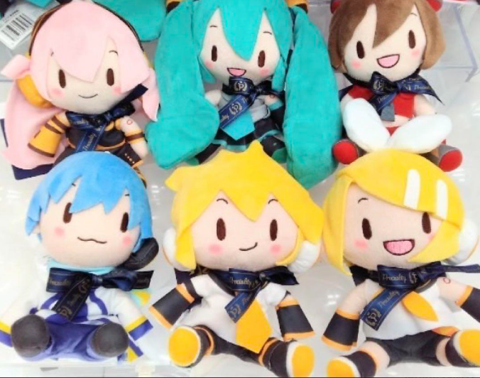 Hatsune Miku Fuwapuchi Preciality Mini stuffed toy set Rin Len