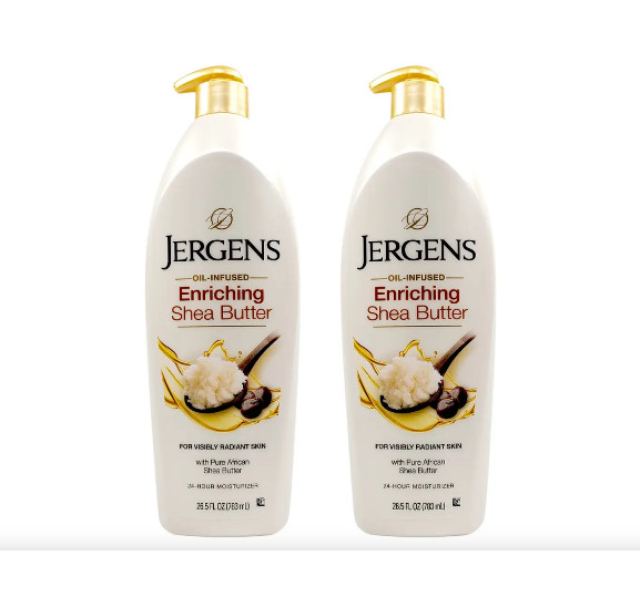 Jergens Enriching Shea Butter Moisturizer 26.5Fl.oz 783ml - Pack of 2