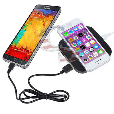 Multiple USB Qi Wireless Charging Charger Pad For iPhone Samsung - Main Image