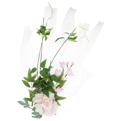 Simulated Chair Back Flower économies Wedding Decor Flowers Decorations Aisle Floral