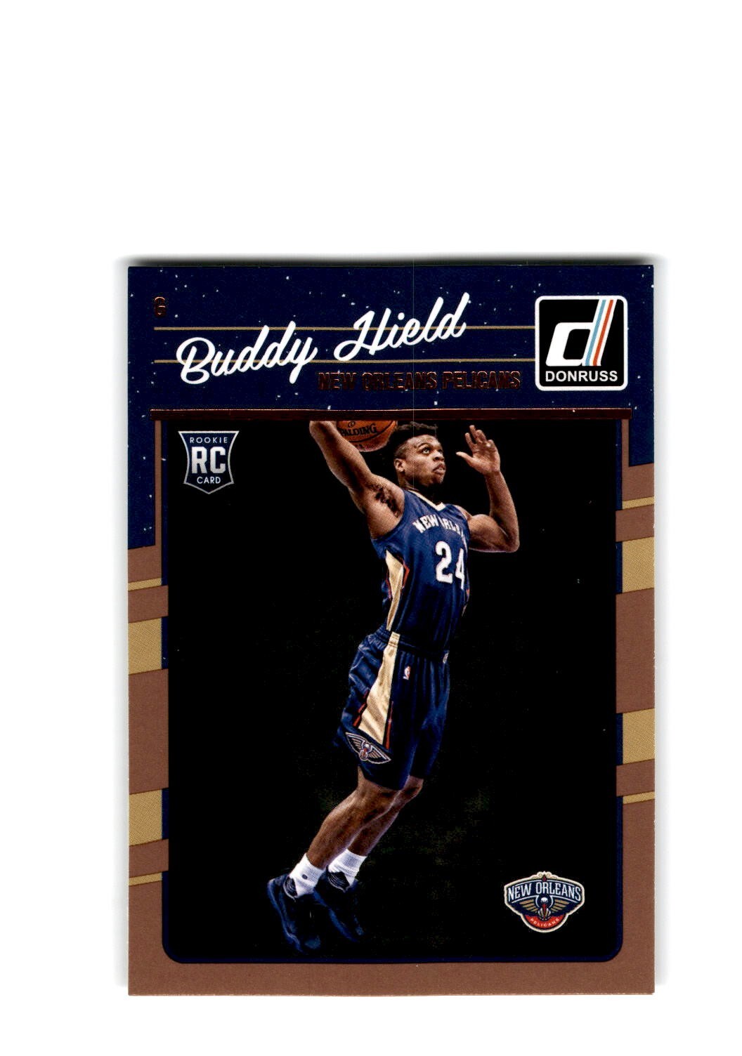 2016-17 Panini Donruss Buddy Hield RC Rookie Card #156 Pelicans / Pacers