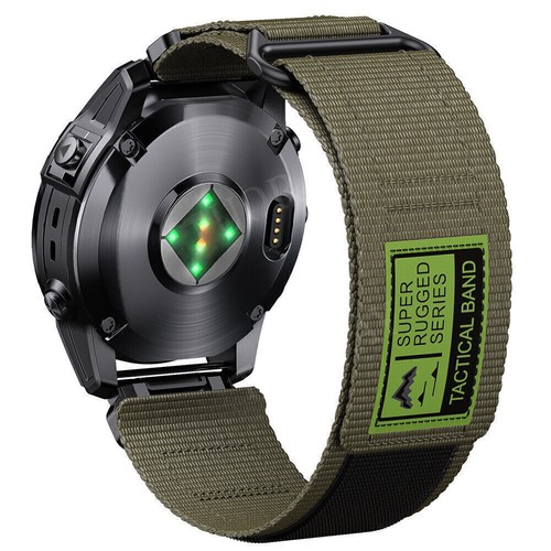 Correa para Garmin Fenix 7X/6X Pro/5X/Fenix 3/3HR 26mm Quick Fit Sport correa de nailon - Imagen 28 de 57