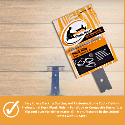 #ad Plank Rite Deck Spacing amp; Fastening Tool $22.95