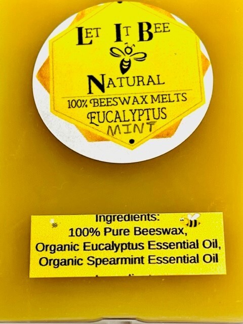 100% Pure Beeswax Melts, Organic Essential Oils, All Natural Air Purifier!