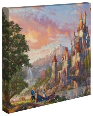 Thomas Kinkade Studios Beauty and the Beast II 14 x 14 Canvas Wrap