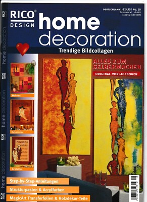 Home Decoration - Rico Design - Trendige Bildcollagen - Heft Nr. 10