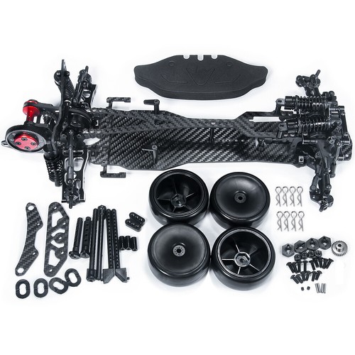 Alloy & Carbon Fiber Sakura D5S Frame Kit Remodel Belt Drive 1/10 RWD Drift Car - Picture 2 of 14