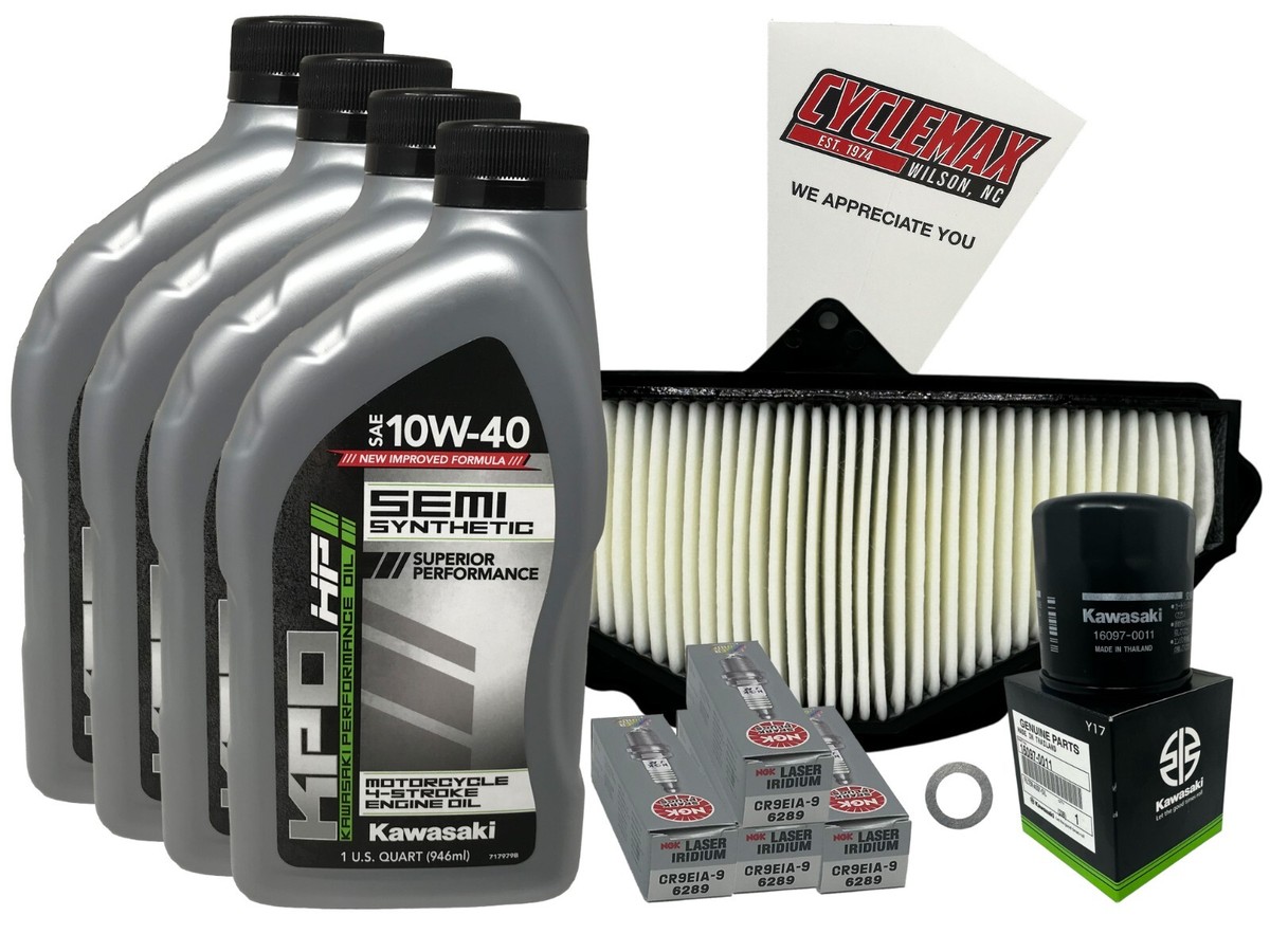 Cyclemax Semi-Synthetic Tune Up Kit w/Plugs fits 2008-2010
