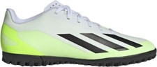 Image of Adidas X CrazyFast 4 TF Football Turf Boots Size 9UK Men's Lime Green IE1583