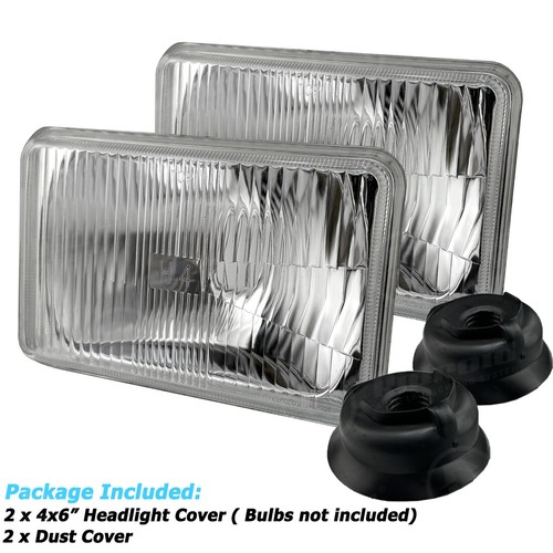 4x6" Headlights Cover Conversion For Chevrolet C10 C20 C30 K10 1980-1986 Pickup - Imagen 9 de 22