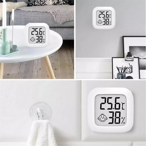 2,4 o 6 X Termometro Digitale LCD Misuratore Igro Umidità Temperatura Ambiente Interno - Foto 11 di 28