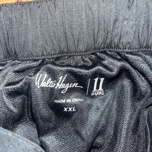 Men's Walter Hagen Golf Rain Pant 2X Black HydroProof Lined Elastic Waistband - Picture 7 of 8