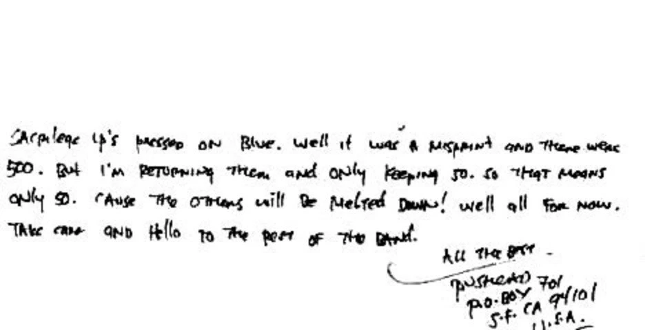 SACRILEGE Behind The Realms Of Madness LP BLUE /50 Misprint RARE FREE SHIPPING - Image 4 of 4