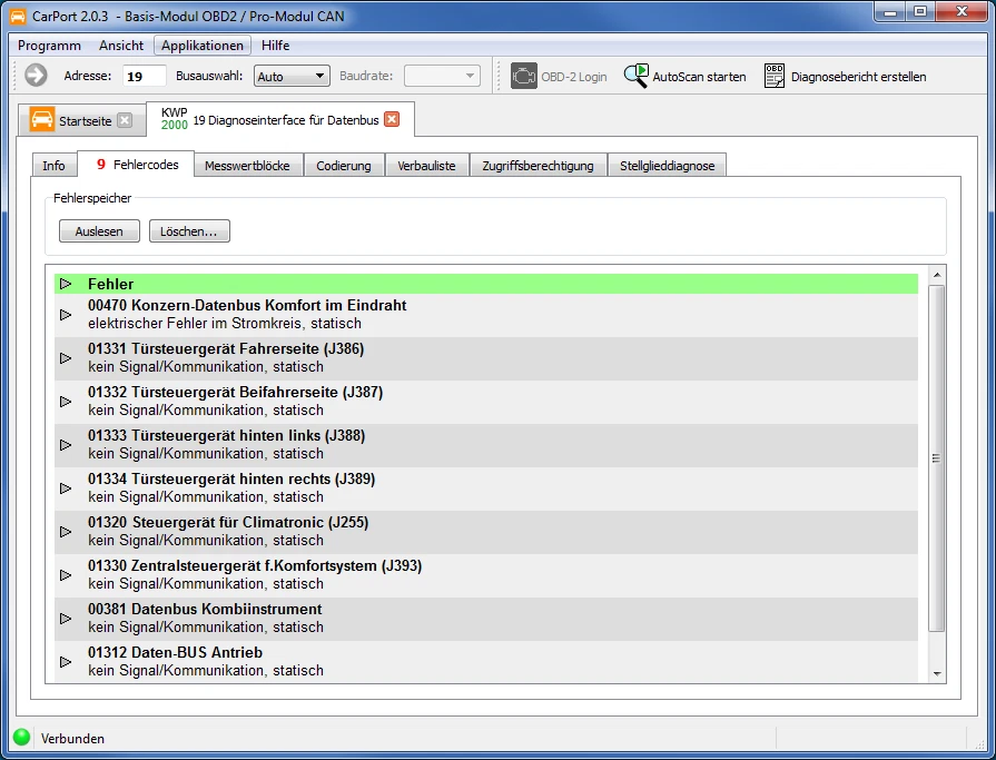 AutoDia K509 für CarPort Software CAN UDS oder KKL Diagnose Interface OBD2 - Bild 4 von 4