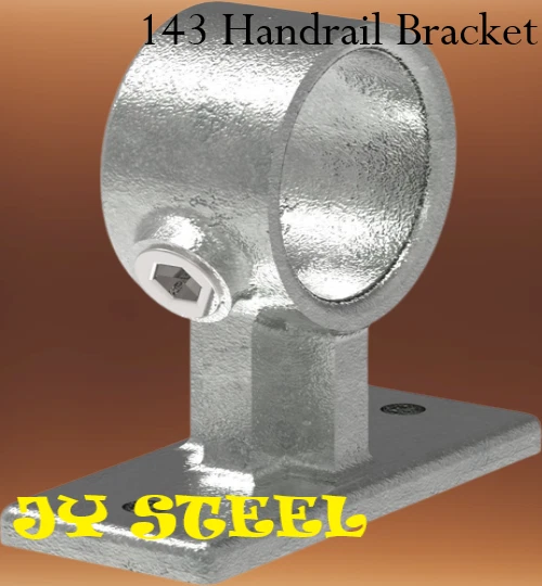 GALVANISED KEY CLAMP 143 HANDRAIL BRACKET SUPPORT