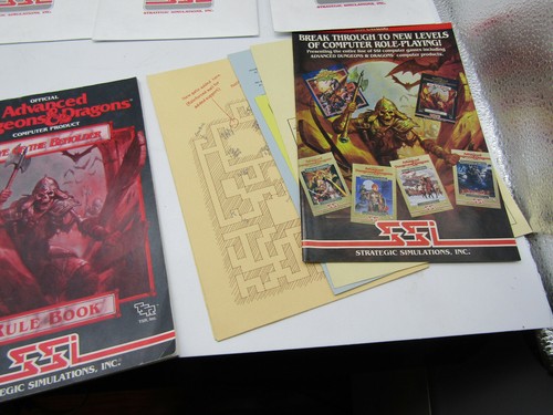 IBM OFFICIAL Advanced Dungeons & Dragons Eye of the Beholder PC Game 5.25” - Picture 5 of 5