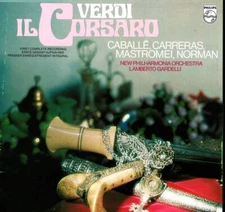 VERDI Il Corsaro CABALLE CARRERAS GARDELLI Philips 6700098 2LP Box Red/Silver NM