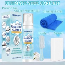 White Shoes Cleaner Kit Whitening Shoe Dirt And Yellow Cleaning Foam Cleaner NEW