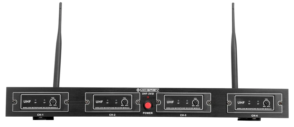 DJ PA UHF Funk Mikrofon Set Wireless Microphone Taschensender Lavalier kabellos - Bild 4 von 4