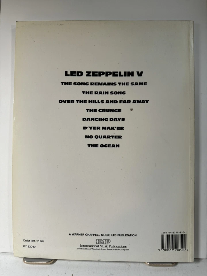 Led Zeppelin, 5th Album, Off The Record, Songbook, 1992, England - Image 4 of 4