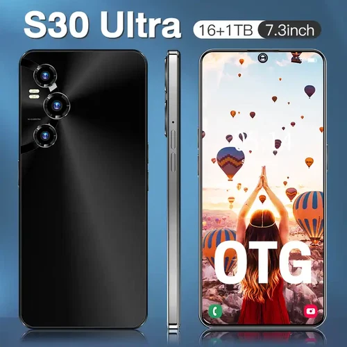 S30 Ultra 5G Smartphone 7.3-inch Android Phone Dual SIM Phone 16GB+1TB - Picture 2 of 14