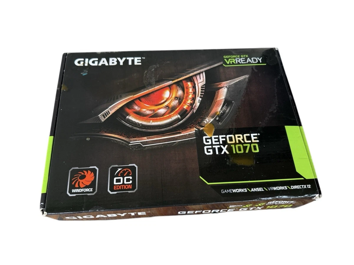 GIGABYTE NVIDIA GeForce GTX 1070 Ti 8 GB Memory Computer Graphics
