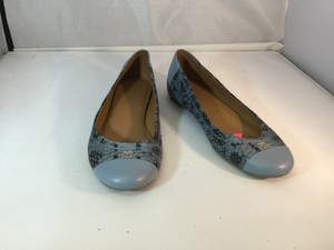 coach snakeskin flats