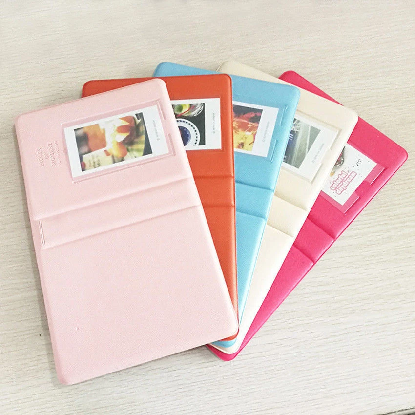 64 口袋相册盒 适用于富士 Instax Mini SE/12/99/40/7+ 存储 粉红色 — 第 4/4 张图片