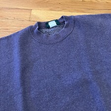 American Eagle Vintage 90s Blank Purple Crewneck USA MADE 50/50 β Unisex Medium