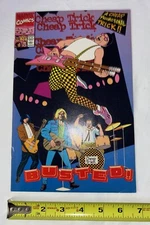 Cheap Trick Busted 1990 Comic Book album promo Marvel Comics FREE US SHIPPING!