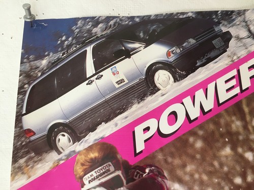 Vintage Original ROSSIGNOL TEAM TOYOTA Ski Poster - Picture 6 of 6