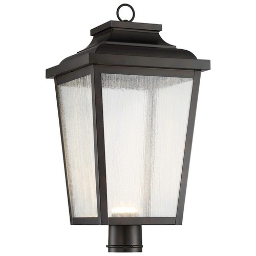 Minka Lavery Irvington Manor 1-LT Chelsea LED Large Post, Bronze - 72177-189-L