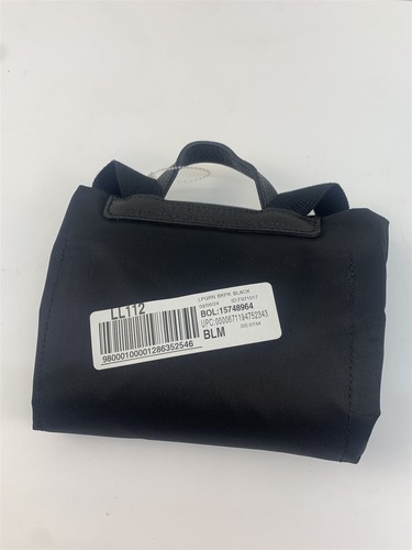 longchamp Le Pliage Green Medium Back Pack Black - Recycled Canvas - Picture 10 of 11