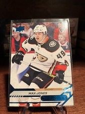 20/21 UD Overtime BLUE PARALLEL #12 Max Jones Anaheim Ducks