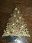 Vintage Gloria Dunhin 1992 Goldtone & Pearls Christmas Tree Ornament — photo 4
