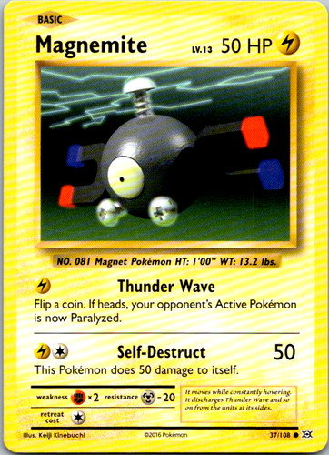 2016 magnemite pokemon card Magnemite 81/156 Common main image 1