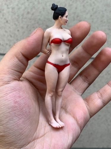 1/18 1/16 1/12 Miniatures Sexy Motor Show Model Girl Szene Figur für Auto Spielzeug - Bild 7 von 21